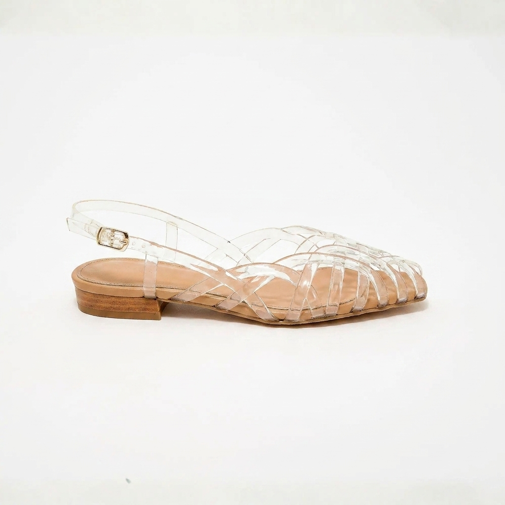 Aria | Ballerine Slingback in Pelle Intrecciata – Comfort da Sandalo, Eleganza Tutto il Giorno