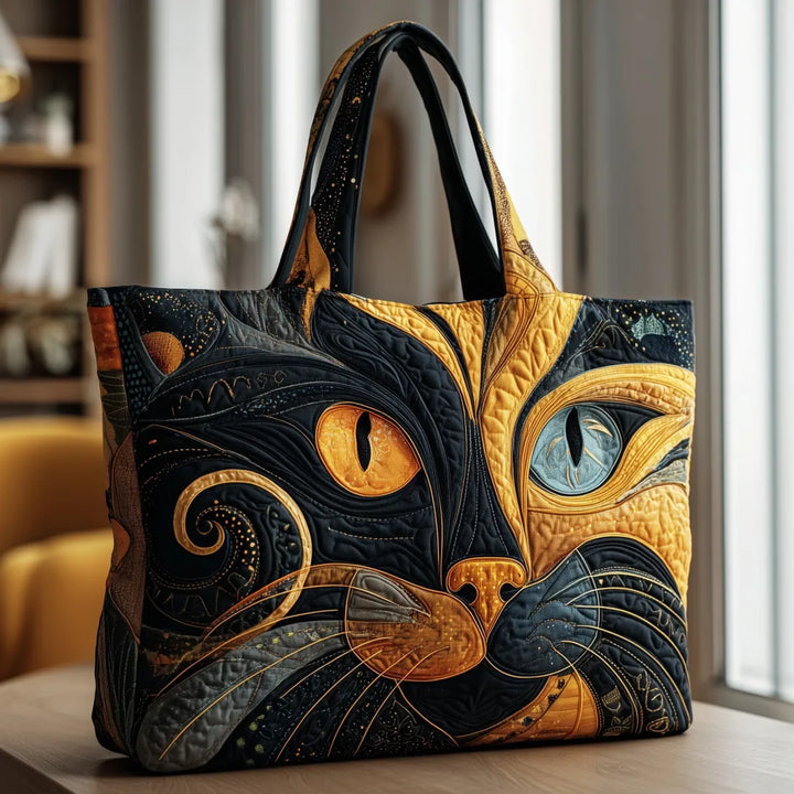 Mystic Cat | Borsa Artigianale Trapuntata