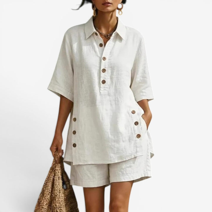 Thalia™ Completo camicia e pantaloncini