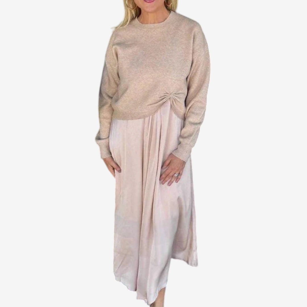 Abito Odette™ in maglia plissettata